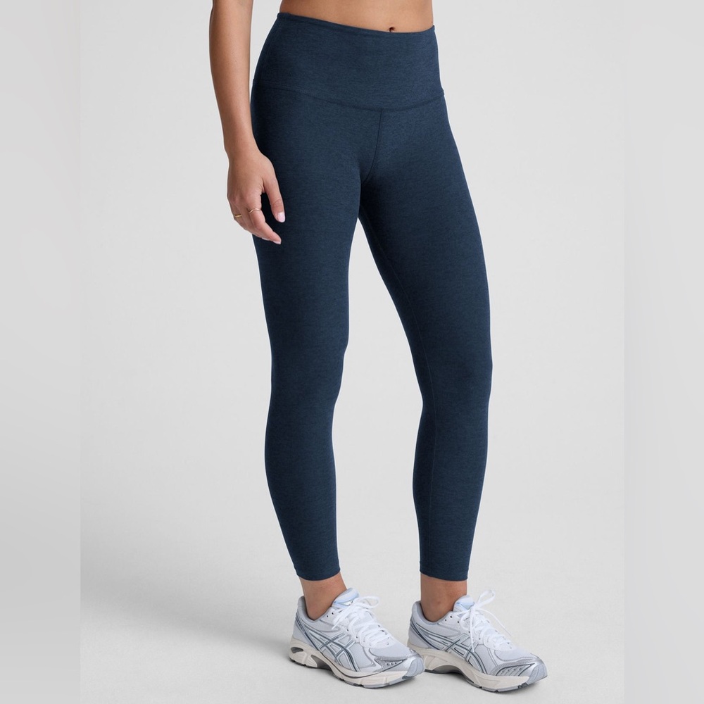 Beyond Yoga Spacedye Caught in the MIDI High Waisted Leggings Nocturnal Navy